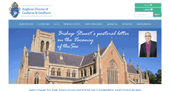 Desktop Screenshot of anglicancg.org.au