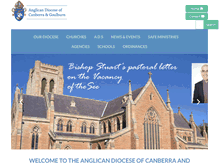 Tablet Screenshot of anglicancg.org.au